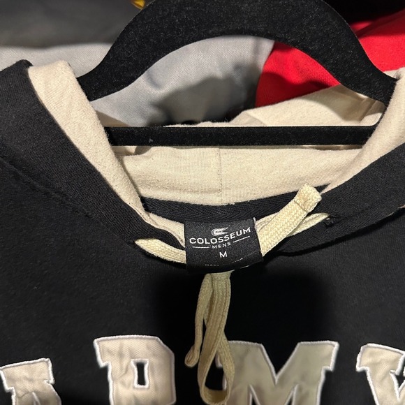 Vintage y2k United States Military Academy Army College Black Mens Medium Hoodie - Picture 5 of 6